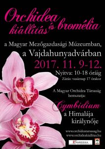 Orchidea kiállítás plakát