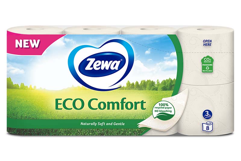 Zewa_ECO Comfort toalettpapír_termékfotó